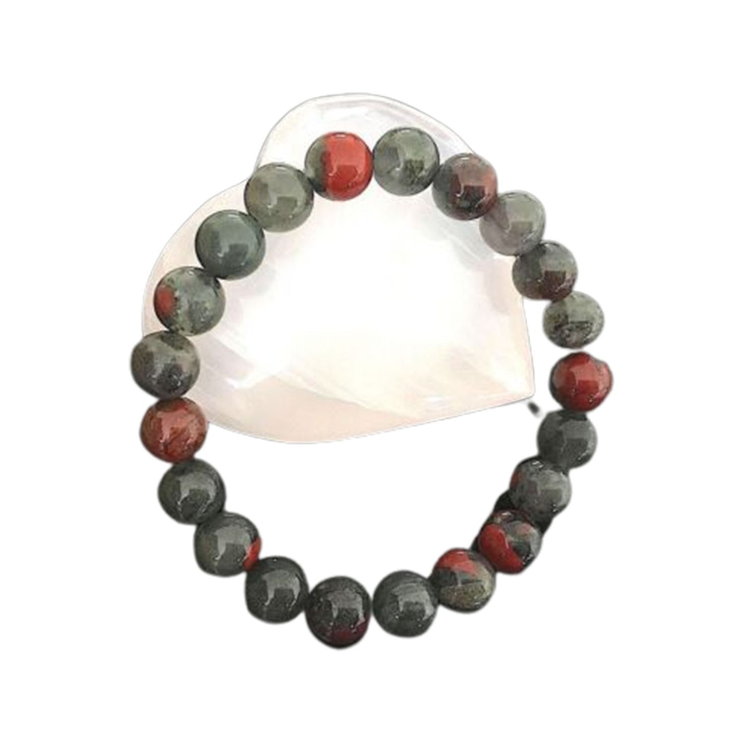 Ganesha Handicrafts, Africa Bloodstone Bracelet,  Image of Bloodstone Stretchable Bracelet, Bloodstone Stretchable Bracelet, Natural African Bloodstone Bracelet, Trends for Bracelet.