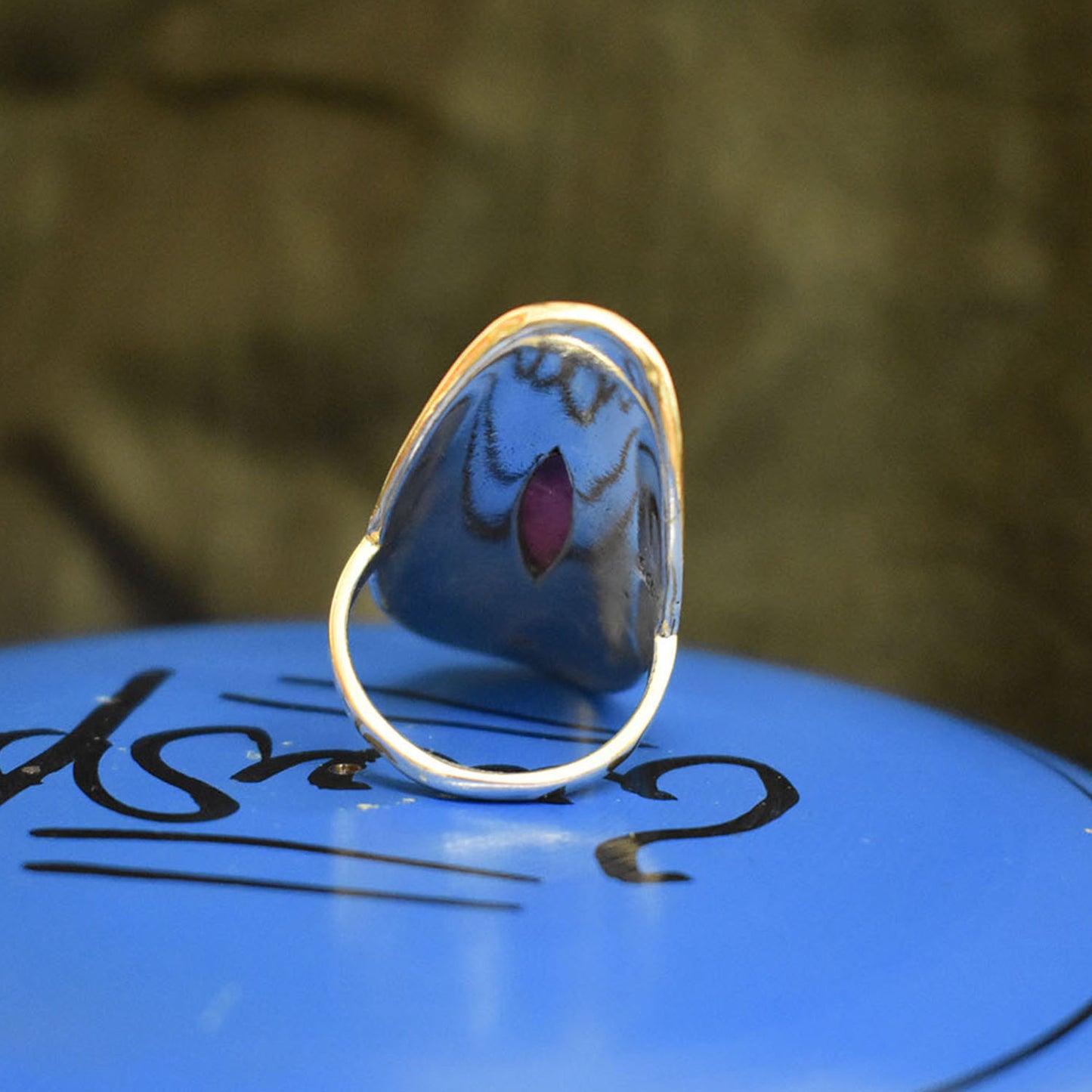 Ganesha Handicrafts, Arrow Inlay Amethyst Ring, Amethyst Ring, Arrow Inlay Ring, Women's Fashions Rings, New Trending Women's Ring..  