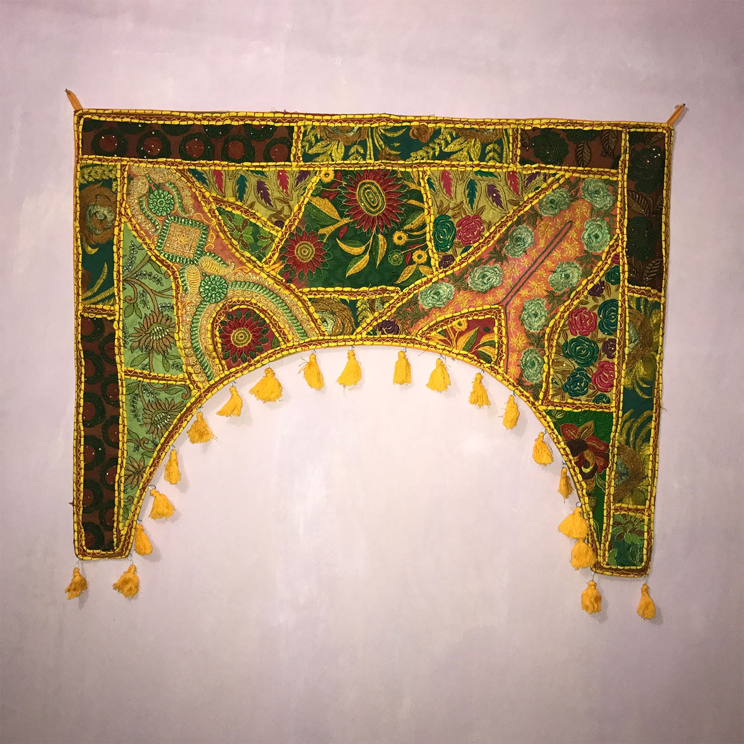 Ganesha Handicrafts Beautiful Indian Style Door Hanging With Frills, Indian Style Door Hanging With Frills, Door Hanging With Frills, Door Hanging With Frills, Style Door Hanging