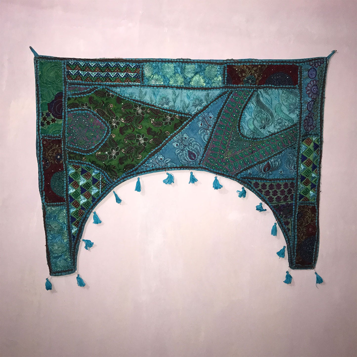 Ganesha Handicrafts Beautiful Indian Style Door Hanging With Frills, Door Hanging With Frills, Indian Style Door Hanging, Beautiful Indian Style Door Hanging, Door Hanging With Frills, Beautiful Indian Style Door Hanging