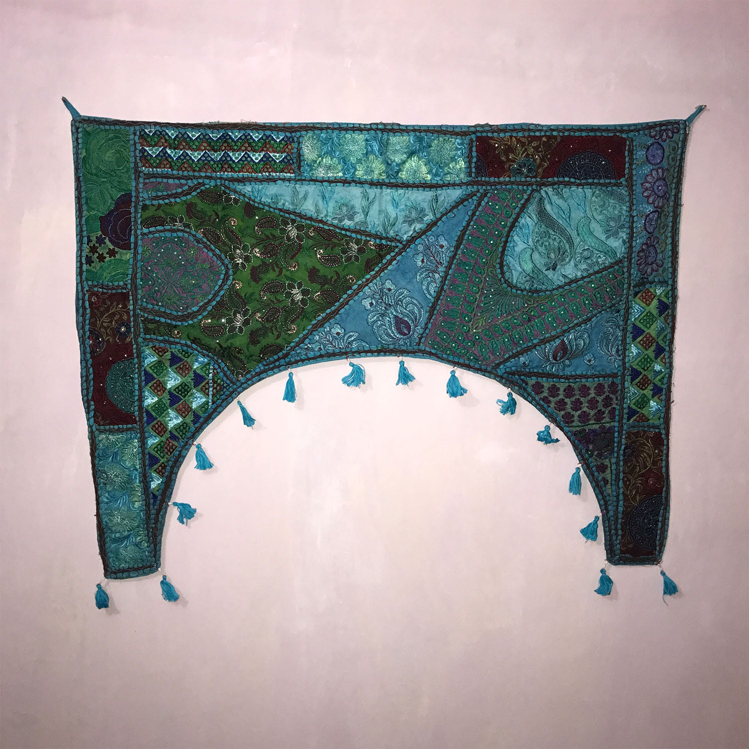 Ganesha Handicrafts Beautiful Indian Style Door Hanging With Frills, Door Hanging With Frills, Indian Style Door Hanging, Beautiful Indian Style Door Hanging, Door Hanging With Frills, Beautiful Indian Style Door Hanging