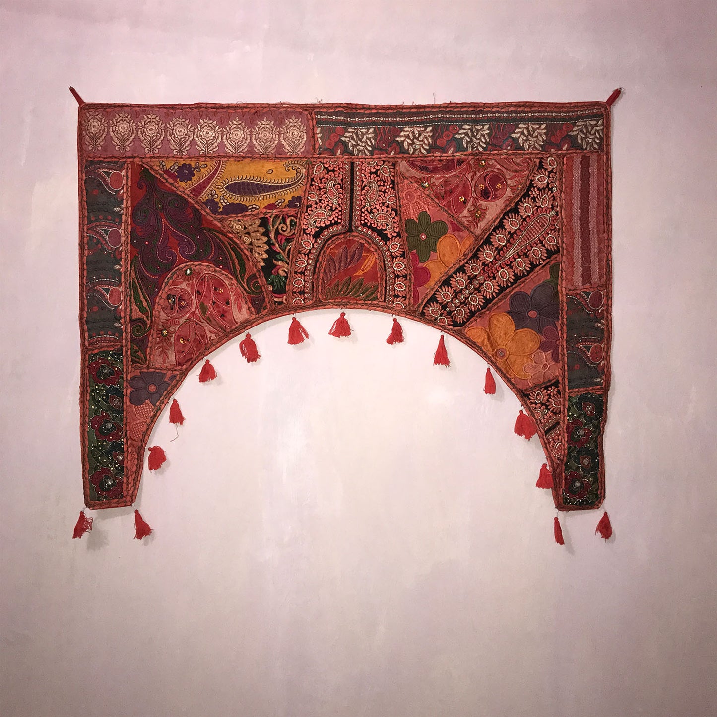 Gnesha Handicrafts Beautiful Indian Style Door Hanging With Frills, Beautiful Indian Style Door Hanging, Door Hanging With Frills, Beautiful Hanging Frills, Stylish Frills