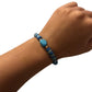 Ganesha Handicrafts, Blue Howlite Bracelet, Blue Bracelet, Howlite Bracelet, Women's Trending Bracelet.
