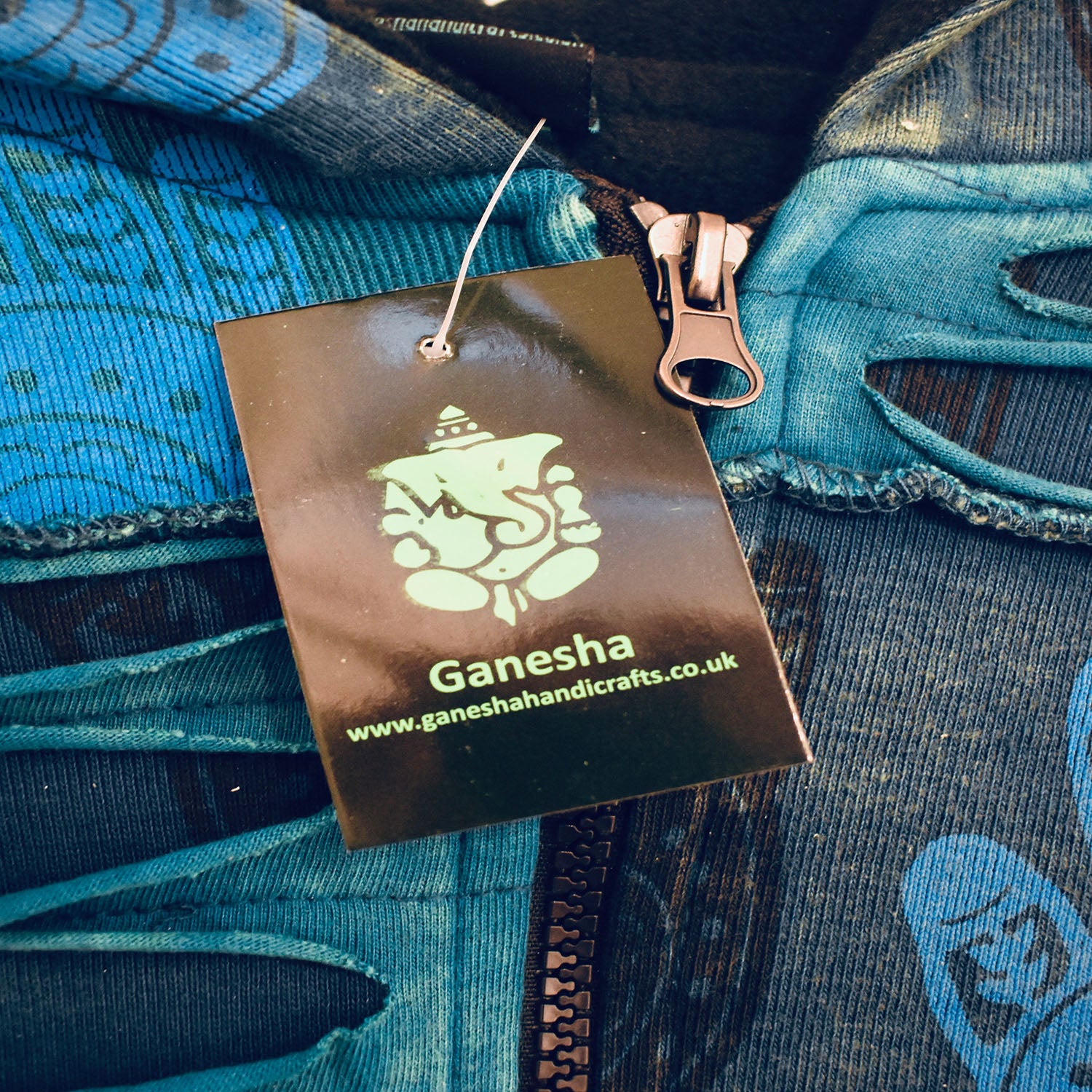 Ganesha Handicrafts, Blue Patchwork Coat, Men's Trending Coat, Fashion Coat, Blue Coat, Patchwork Coat.