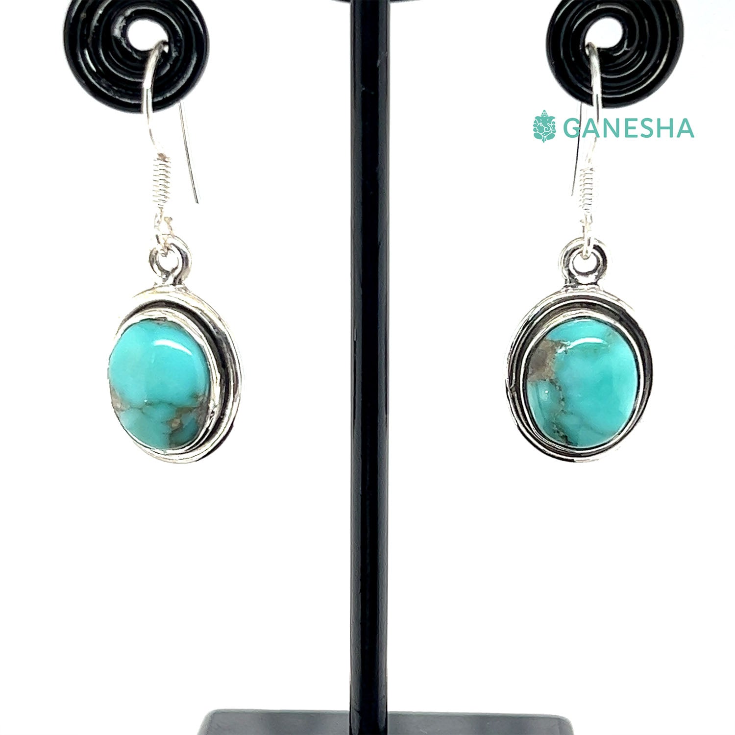 Ganesha Handicrafts, Women's 925 Sterling Silver Chain,Blue Turquoise - 925 Sterling Silver Jewellery Gift Set With Free Chain, Fashion for Women's Jewellery Gift set with Free Chain,  