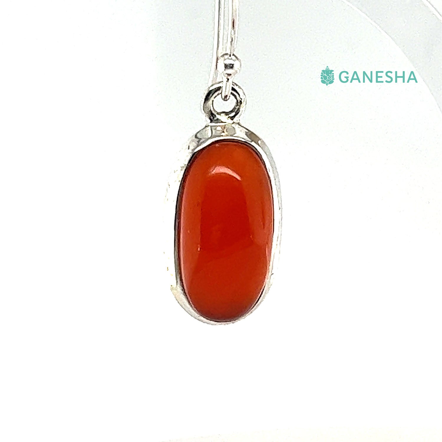 Ganesha Handicrafts, Carnelian Double-Drop Earrings - Sterling Silver (925), Drop Earrings - Sterling Silver (925), Sterling Silver (925), Women's for Fashion Earring. Trending Carnelian Double Sterling Silver .