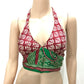 Ganesha Handicrafts Choli Indian Crop Top  Halter Neck Back Less (Reversible), Crop Top, Indian Top, Halter Neck Back Less, Reversible, Choli Top, Double Colour Crop top, Womens Crop Top, Trending Top, Popular Crop Top