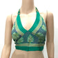 Ganesha Handicrafts Choli Indian Crop Top Halter Neck Back Less (Reversible), Crop Top, Indian Top, Halter Neck Back Less, Reversible, Choli Top, Double Colour Crop top, Womens Crop Top, Trending Top, Popular Crop Top, Green Crop Top