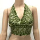 Ganesha handicrfats Choli Indian Top Crop Dress Back Less Halter Neck, Halter Neck, Dress Back Less, Top Crop Dress, Choli Indian Top, Indian Crop Top, back less Halter Neck, Green Crop Top