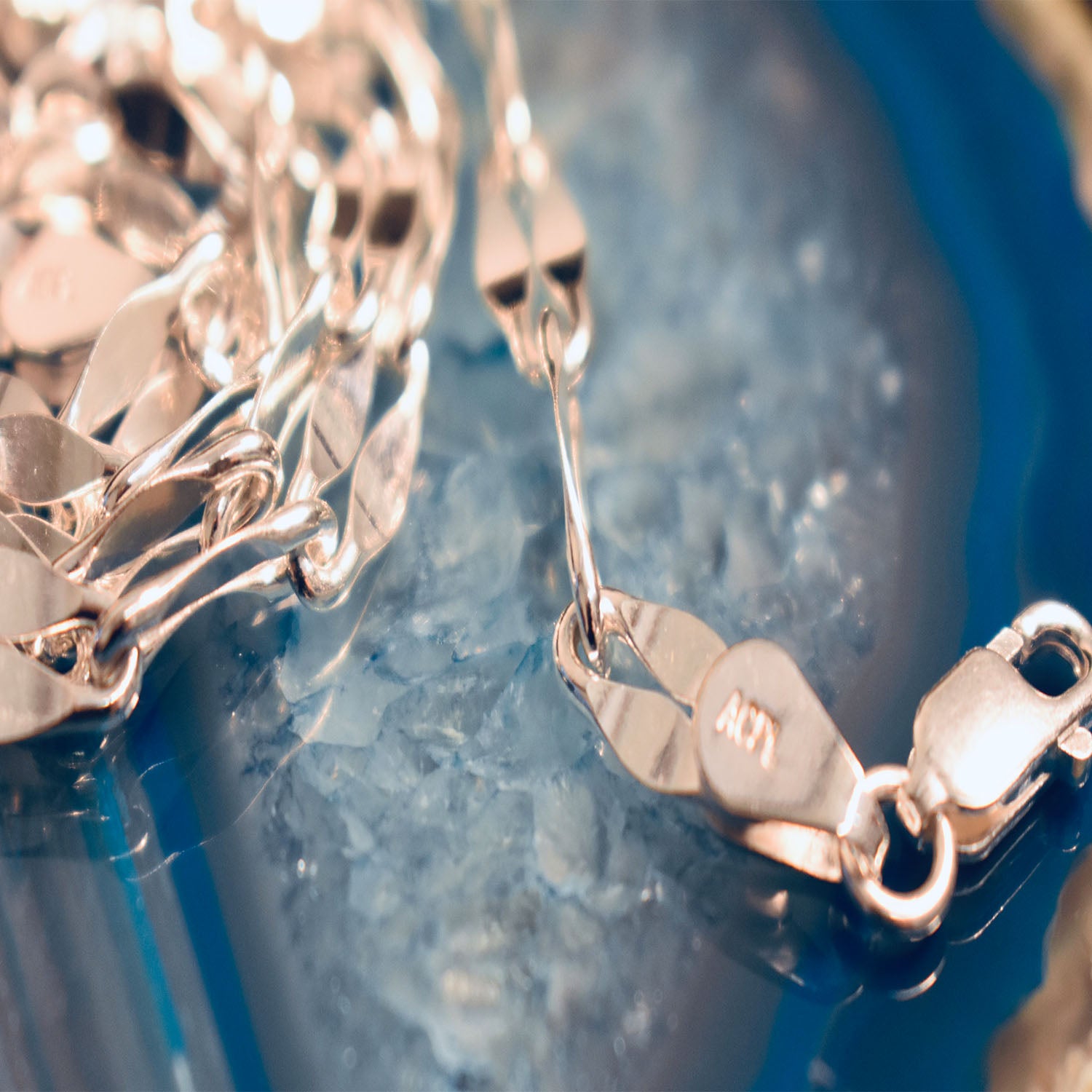 Ganesha Handicrafts Chunky Hammered Chain(925), Chain, Hammered Chain, Chunky Chain, Stylish Chain, Womens Chain