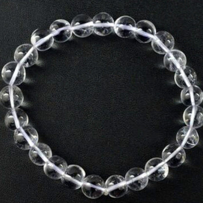Ganesha Handicrafts, Clear Quartz Bracelet, Men's Bracelet, Women's Trending Bracelet, Stylish Bracelet.