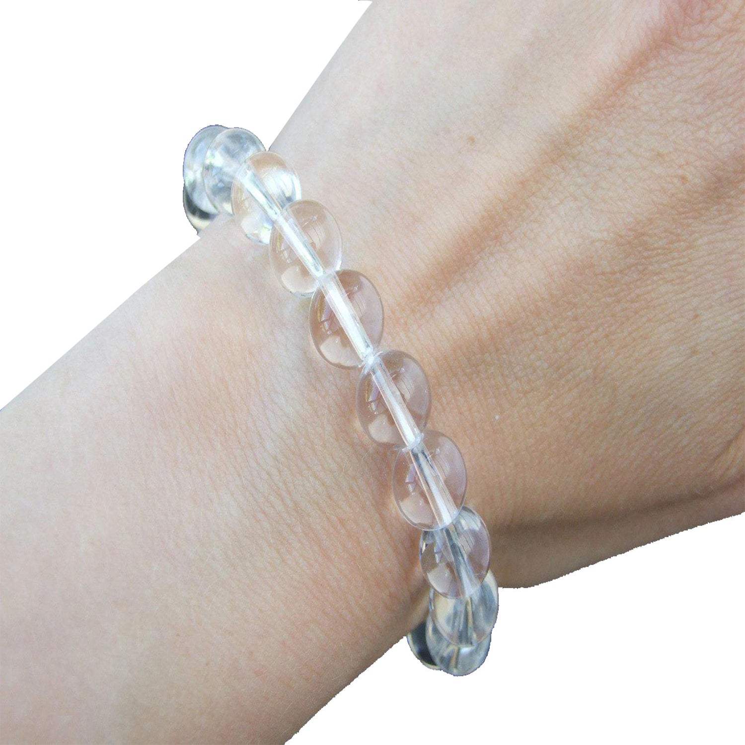 Ganesha Handicrafts, Clear Quartz Bracelet, Men's Bracelet, Women's Trending Bracelet, Stylish Bracelet.