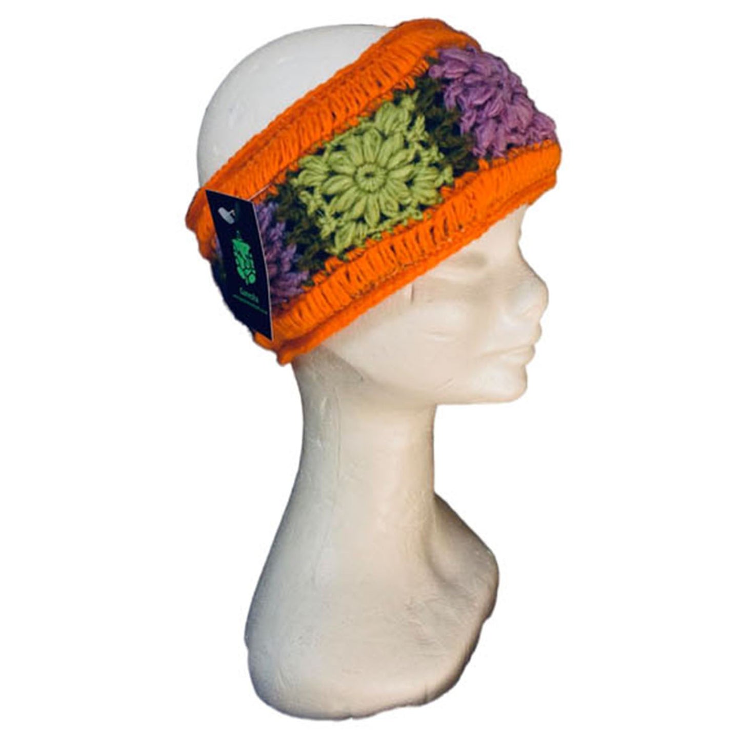 Ganesha Handicrafts Cosy Knitted Headband, Headband, Knitted Headband, Cosy Headband, Cosy Knitted, BLue Headband, Trending Haedband, Modern Headband, Flower Design Headband