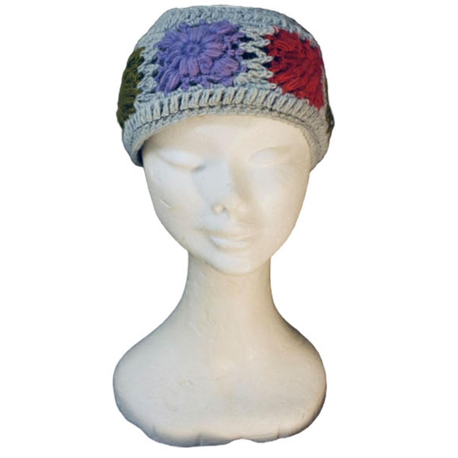 Ganesha Handicrafts Cosy Knitted Headband, Headband, Knitted Headband, Cosy Headband, Cosy Knitted, BLue Headband, Trending Haedband, Modern Headband, Flower Design Headband