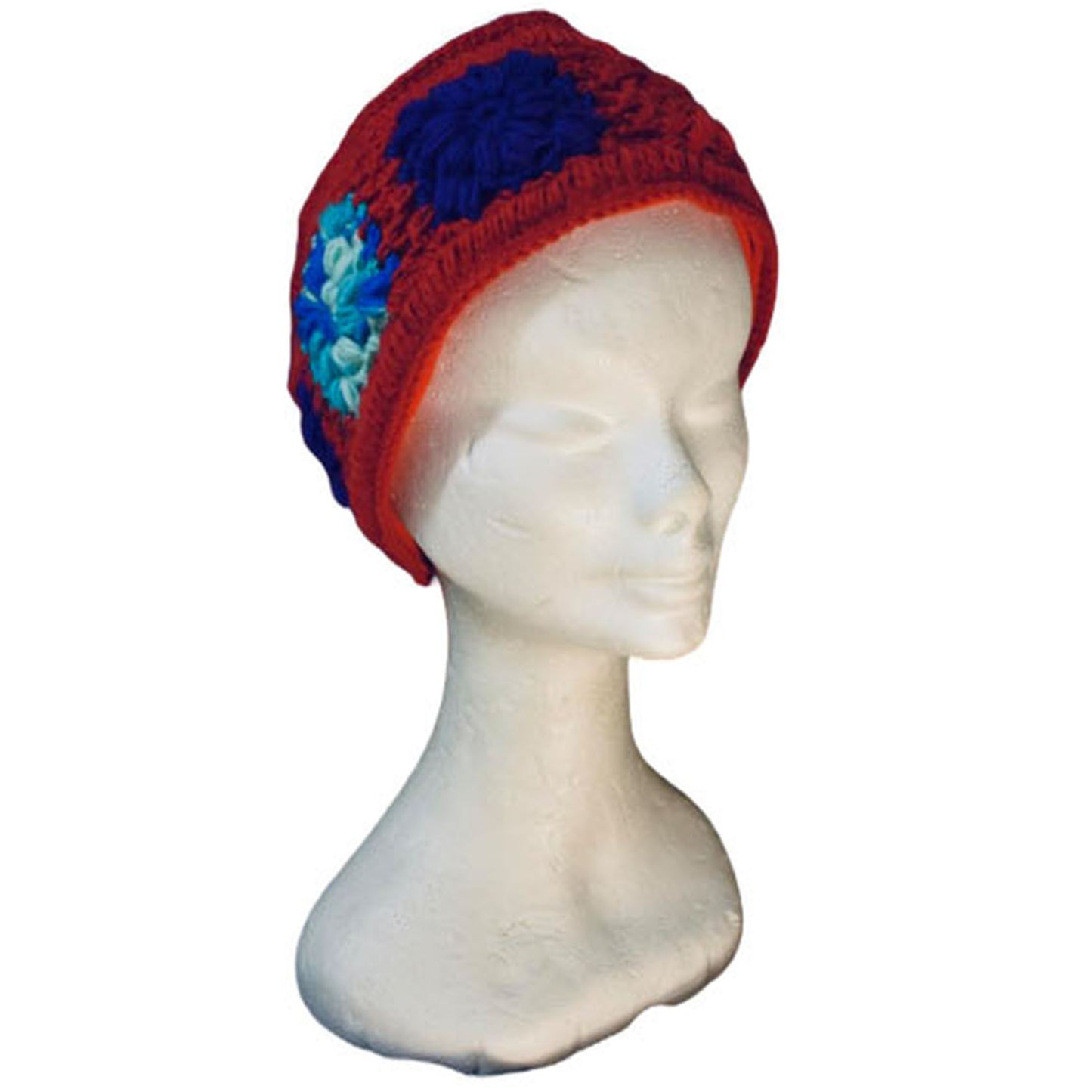 Ganesha Handicrafts Cosy Knitted Headband, Headband, Knitted Headband, Cosy Headband, Cosy Knitted, BLue Headband, Trending Haedband, Modern Headband, Flower Design Headband