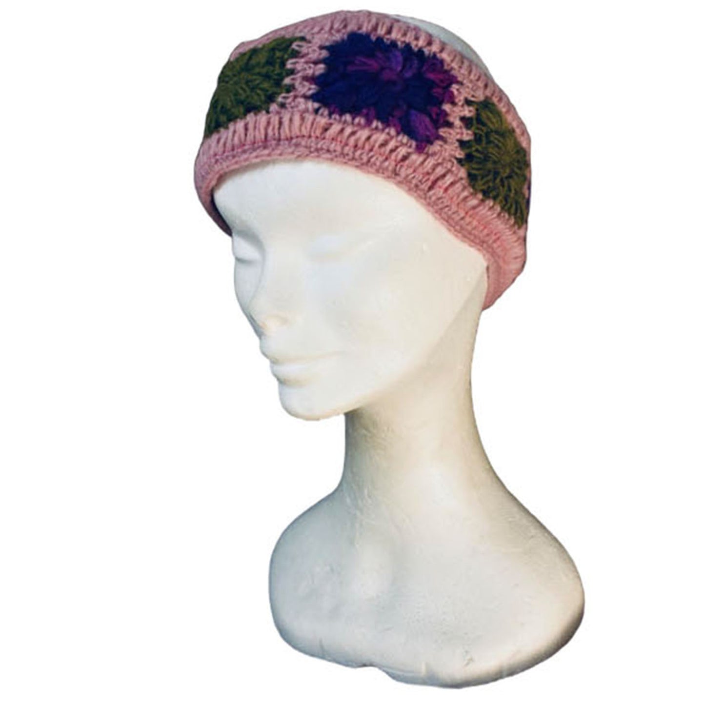 Ganesha Handicrafts Cosy Knitted Headband, Headband, Knitted Headband, Cosy Headband, Cosy Knitted, BLue Headband, Trending Haedband, Modern Headband, Flower Design Headband