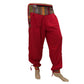 Ganesha Handicrafts, Cuffed Solid Colour Trousers, Colour Trousers, Trending Cuffed Colour Trousers, Red Colour Trousers.