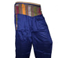 Ganesha Handicrafts, Cuffed Solid Colour Trousers, Colour Trousers, Trending Cuffed Colour Trousers, Blue Colour Trousers.
