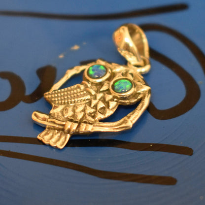 Ganesha Handicrafts, Cultured Opal Owl, Opal Owl, Womens Trending Owl  Pendant, New Model Womens Pendant,  Womens Fashion Pendant, Womens  New Trending Stylish Pendant. 