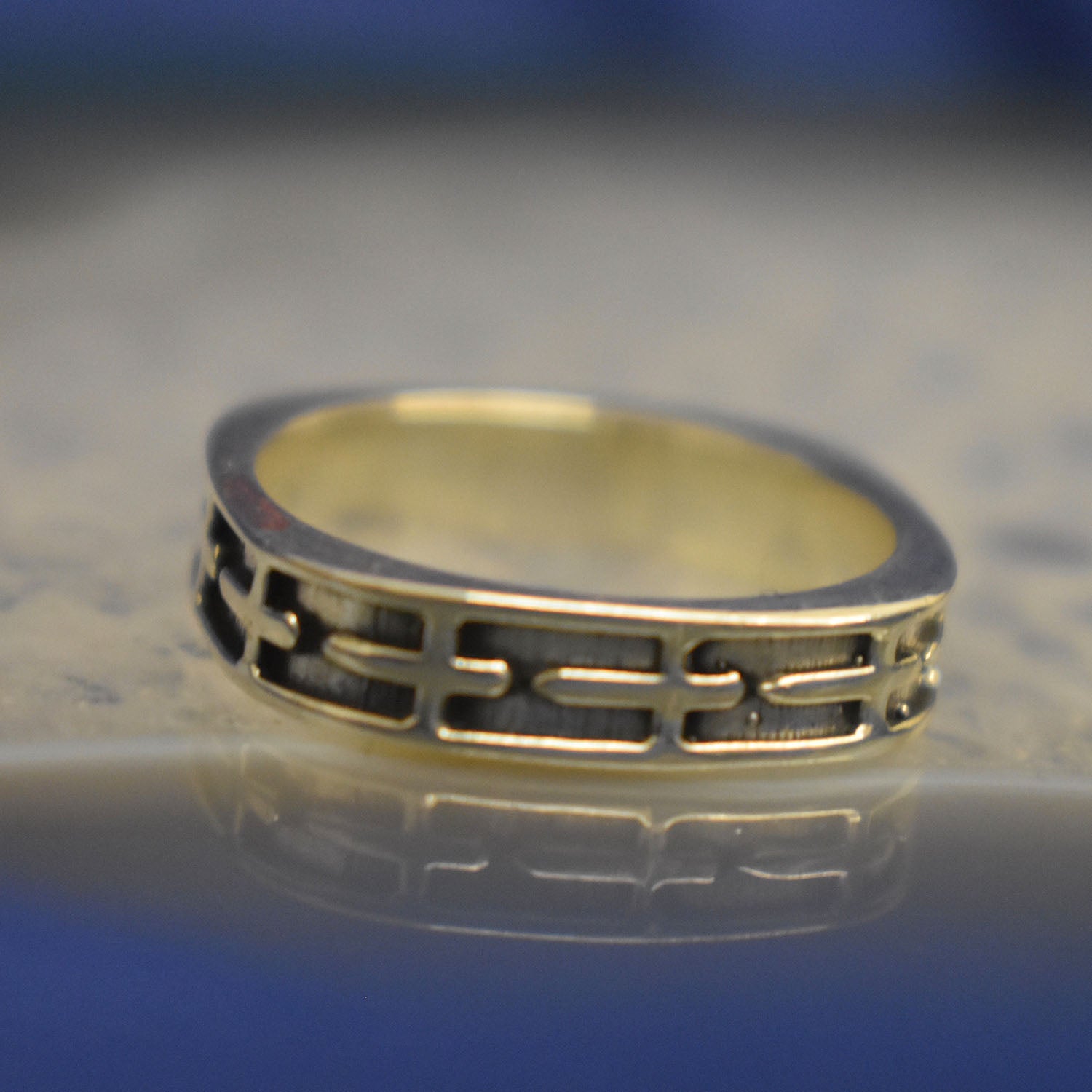 Ganesha Handicrafts, Detailed Cross Band, Band, Womens New Modern Band Ring, Bisexual Ring, Womens trending Ring, Band Ring, New Model Womens Ring. 