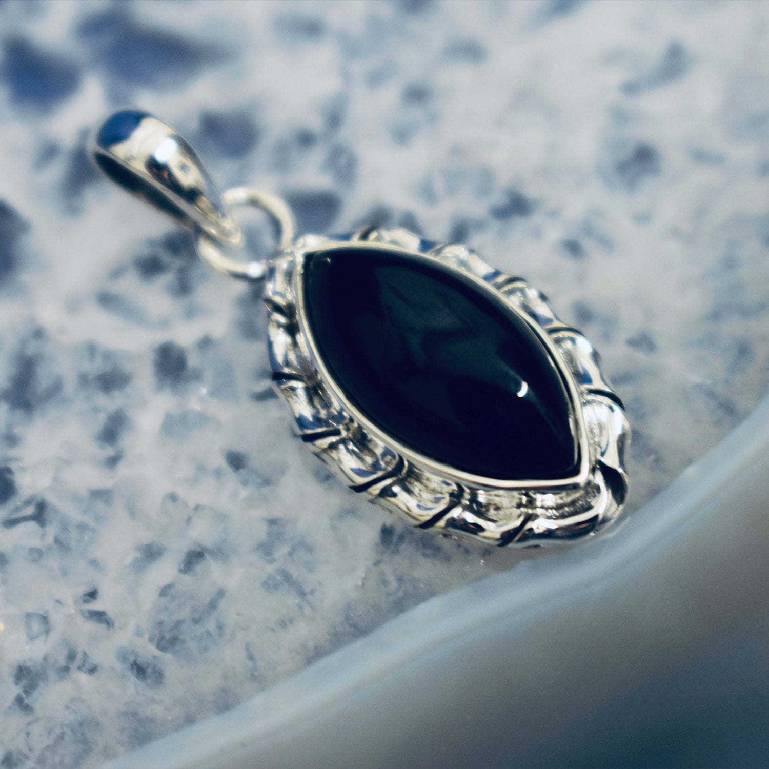 Ganesha Handicrafts, Detailed Onyx Pendant, Womens Trending Pendant, New Model Womens Pendant, Women's Modern Pendant, Women Fashion Pendant. 