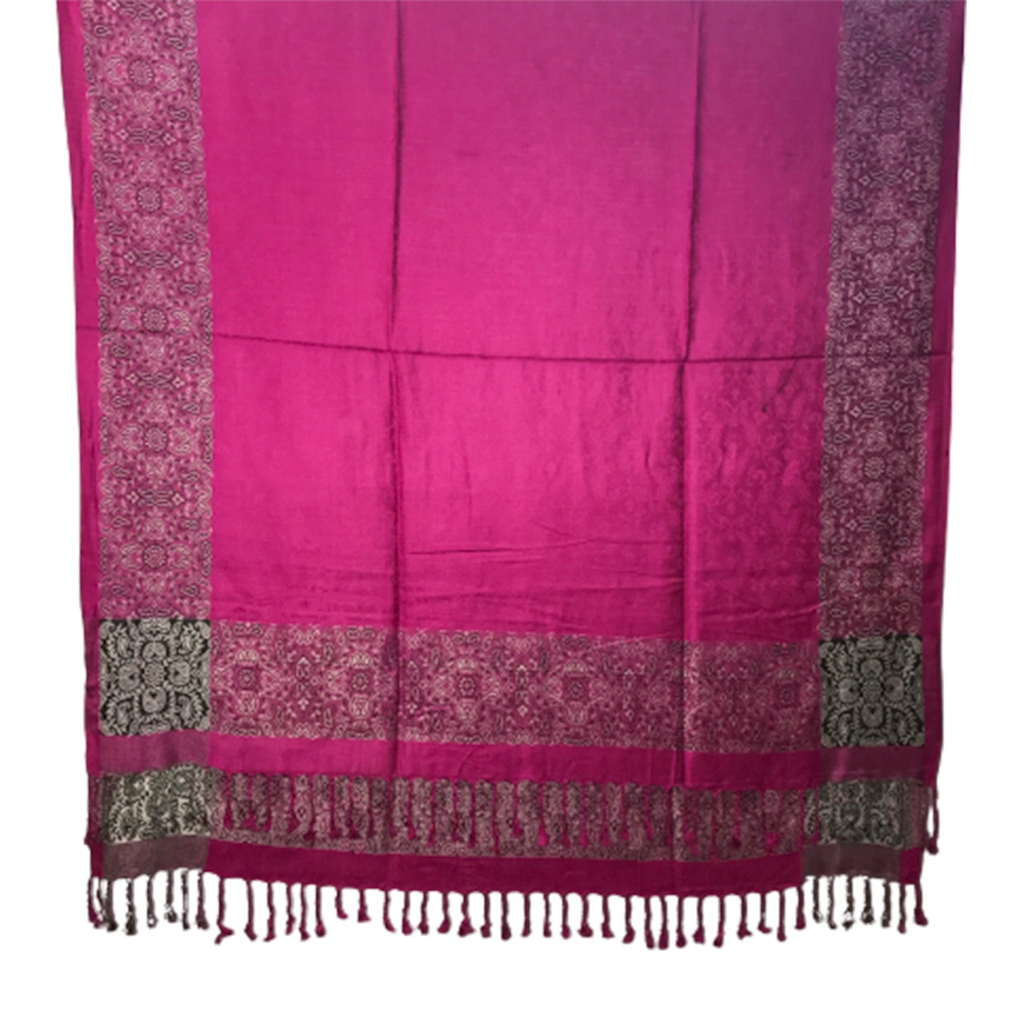 Ganesha Handicrafts Double Sided Printed Pashmina, Pashmina, Printed pashmina, Double sided Pashmina, Pink Pashmina, Multicolour Pashmina