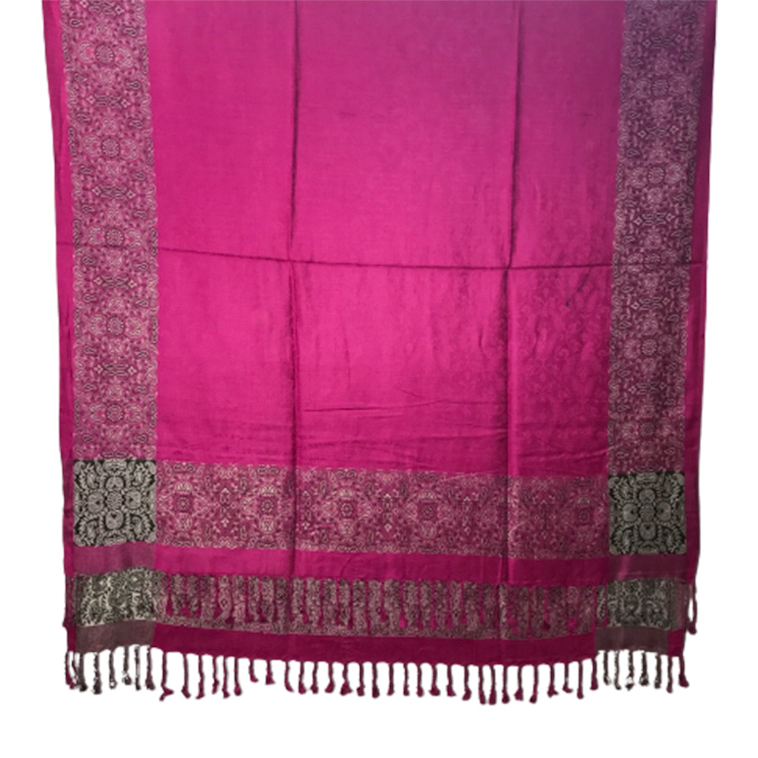 Ganesha Handicrafts Double Sided Printed Pashmina, Pashmina, Printed pashmina, Double sided Pashmina, Pink Pashmina, Multicolour Pashmina