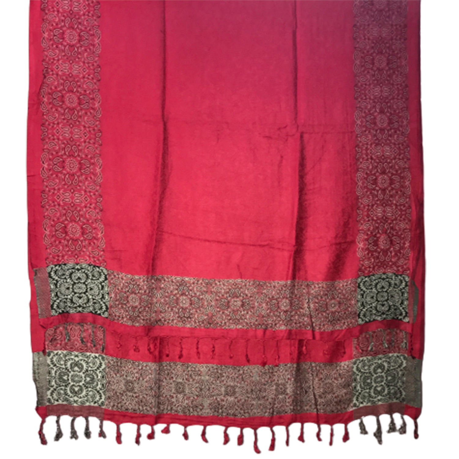 Ganesha Handicrafts Double Sided Printed Pashmina, Pashmina, Printed pashmina, Double sided Pashmina, Pink Pashmina, Multicolour Pashmina