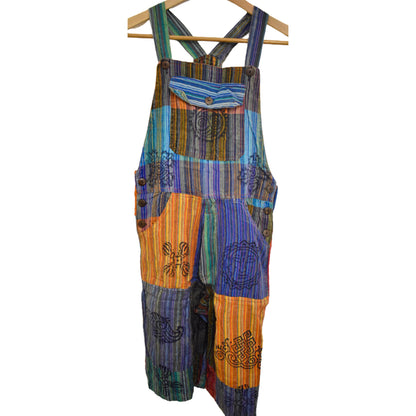 Ganesha Handicrafts Dungaree shorts , Handicraft short , Multicolour shorts , Trending shorts