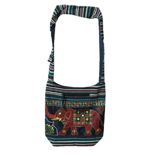 Ganesha Handicrafts Elephant Print Sling Bag, Bag, Sling Bag, Printed Bag, Elephant Sling Bag, Elephant Bag