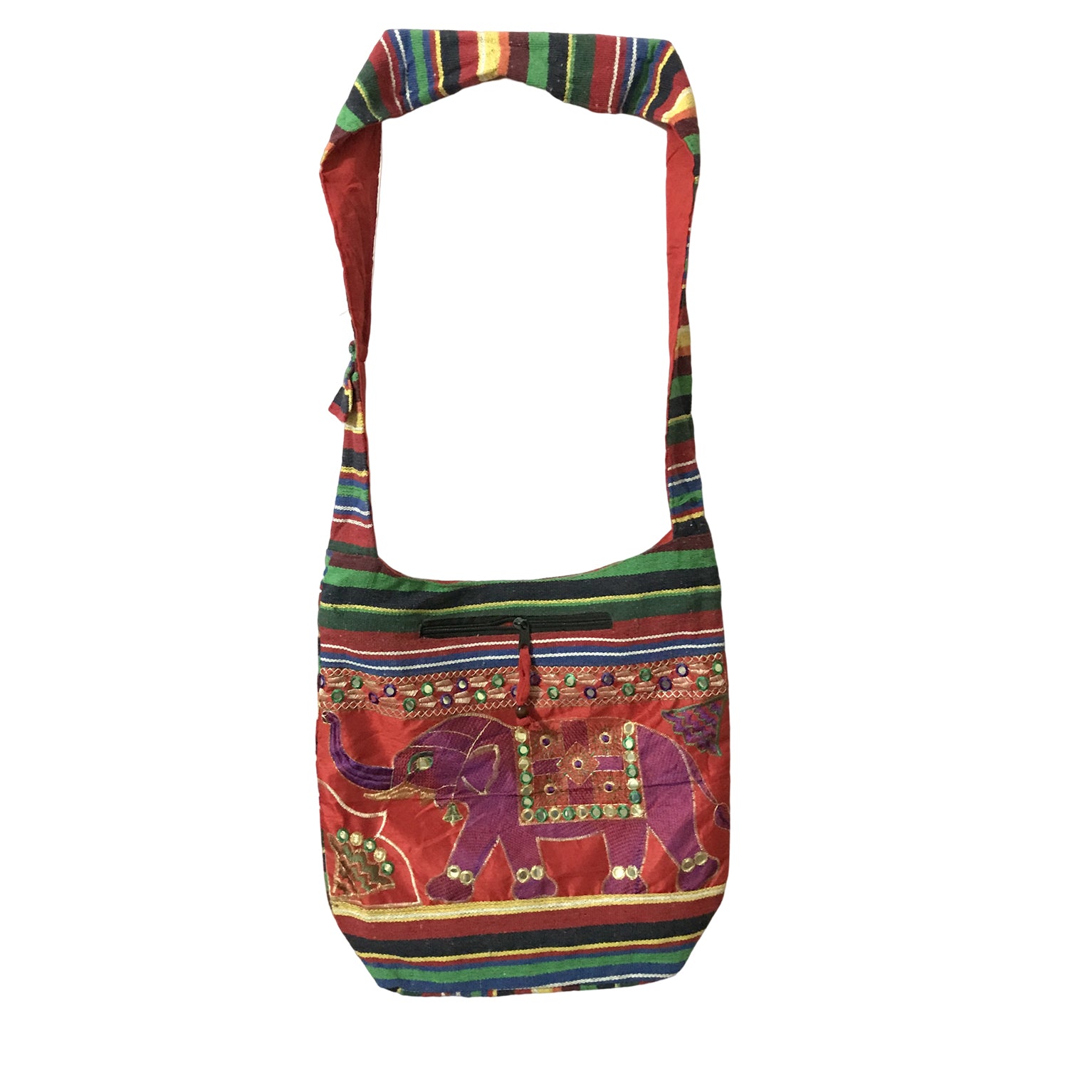 Ganesha Handicrafts Elephant Print Sling Bag, Bag, Sling Bag, Printed Bag, Elephant Sling Bag, Elephant Bag