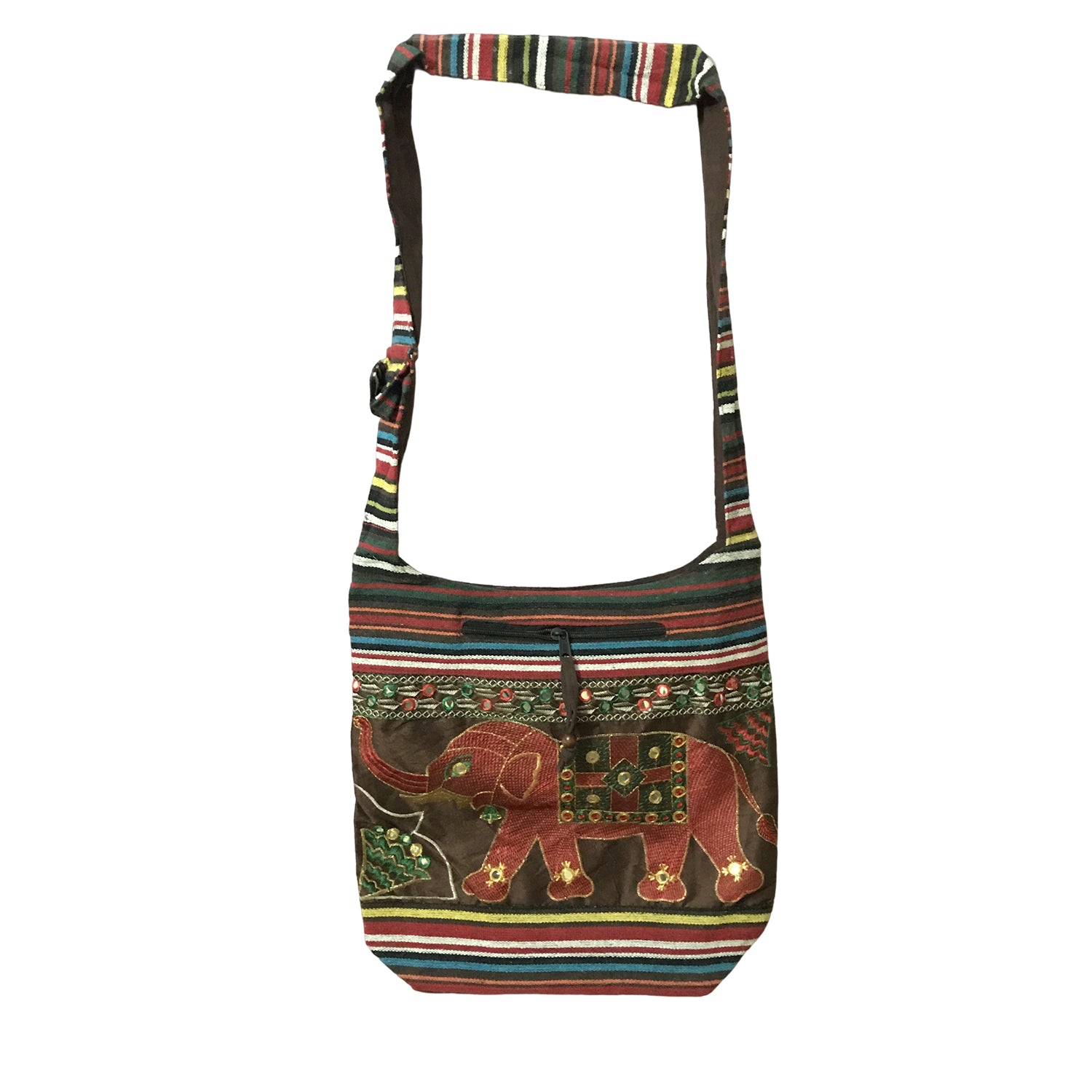 Ganesha Handicrafts Elephant Print Sling Bag, Bag, Sling Bag, Printed Bag, Elephant Sling Bag, Elephant Bag