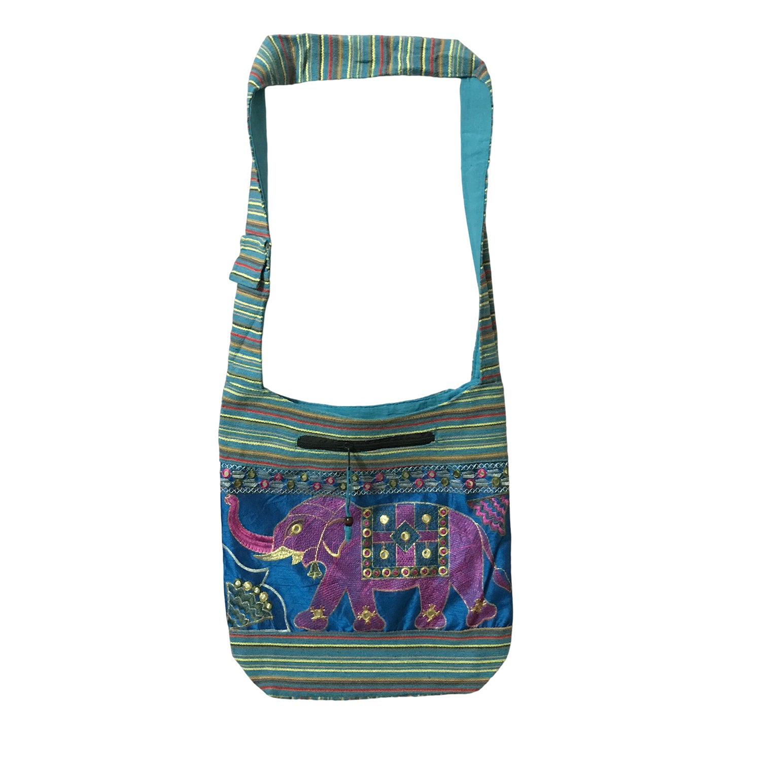 Ganesha Handicrafts Elephant Print Sling Bag, Bag, Sling Bag, Printed Bag, Elephant Sling Bag, Elephant Bag
