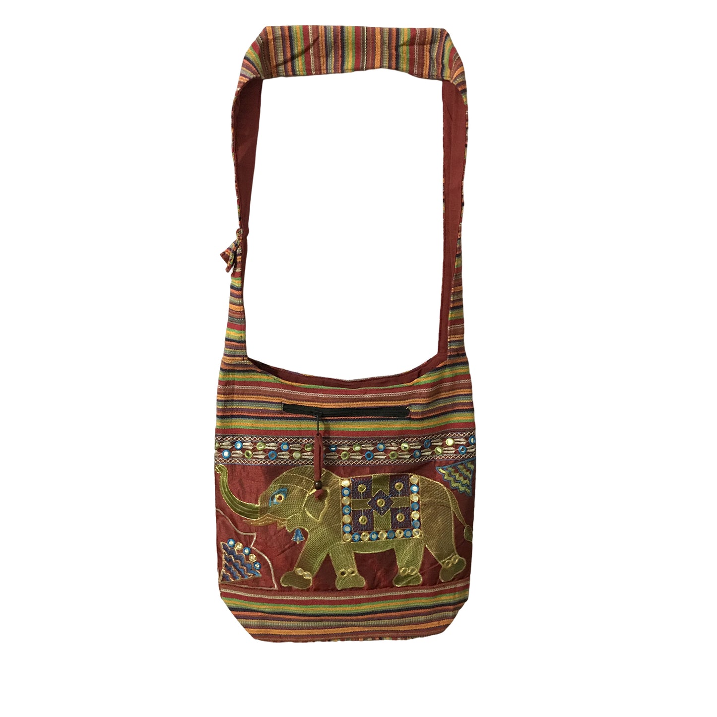 Ganesha Handicrafts Elephant Print Sling Bag, Bag, Sling Bag, Printed Bag, Elephant Sling Bag, Elephant Bag