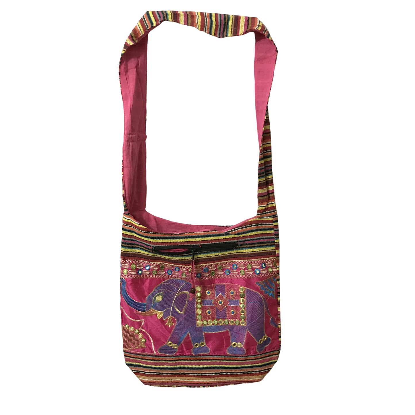 Ganesha Handicrafts Elephant Print Sling Bag, Bag, Sling Bag, Printed Bag, Elephant Sling Bag, Elephant Bag