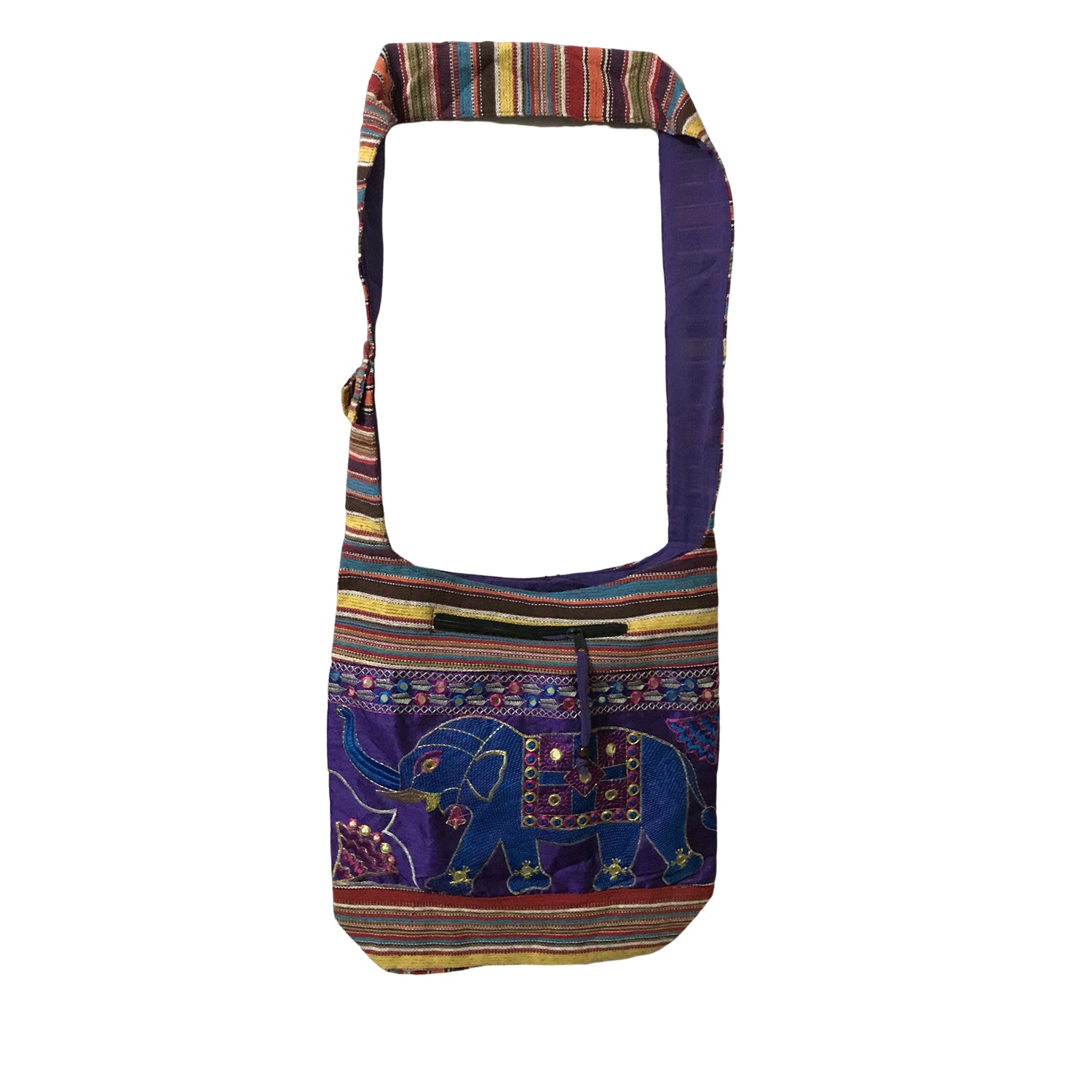 Ganesha Handicrafts Elephant Print Sling Bag, Bag, Sling Bag, Printed Bag, Elephant Sling Bag, Elephant Bag