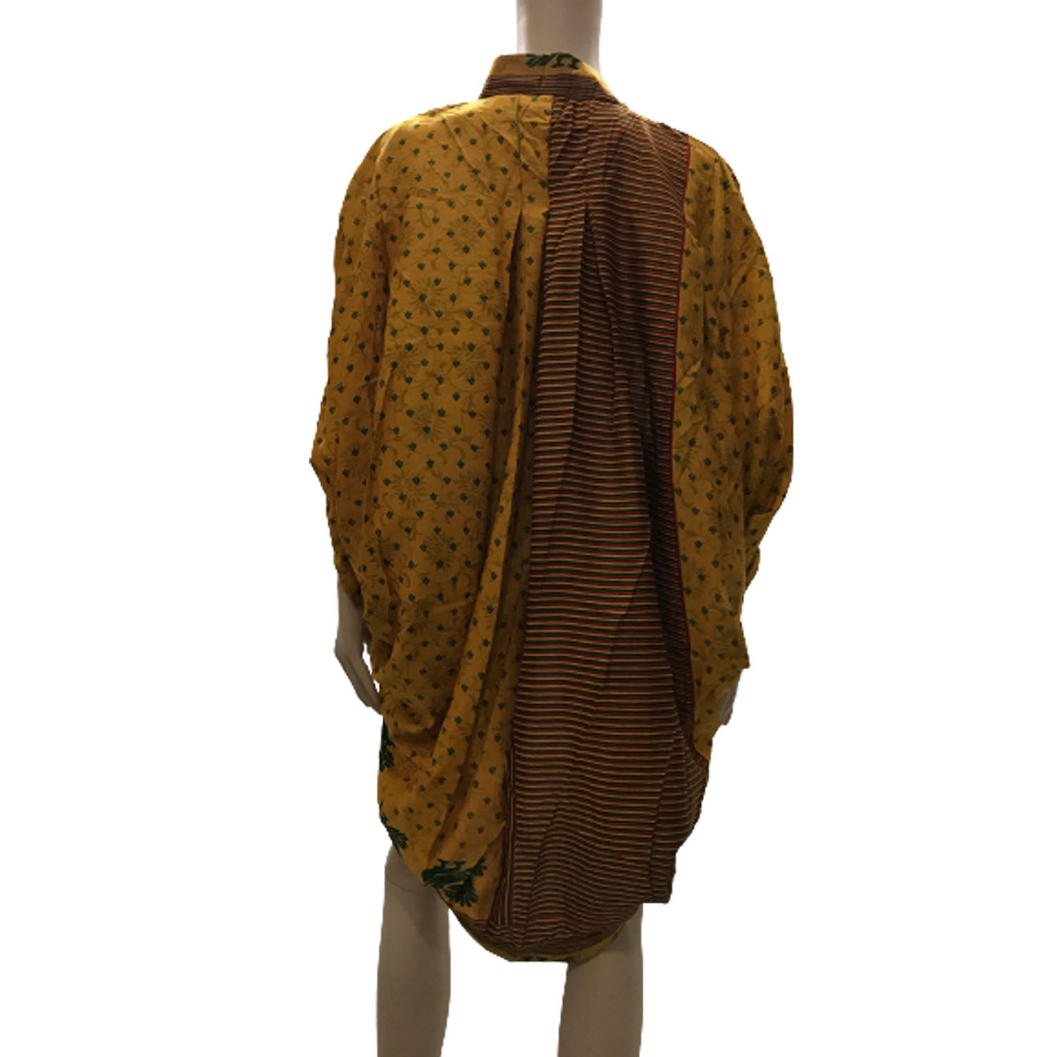 Ganesha Handicrafts Floral loose fit kimono , Double colour kimono , Modern kimono , Trending kimono , Floral kimono , Loose fit kimono