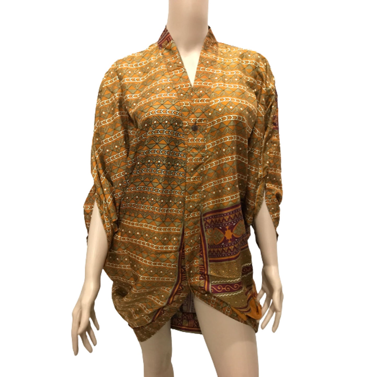 Ganesha Handicraft Floral Loose Fit Kimono , Top, Floral Top