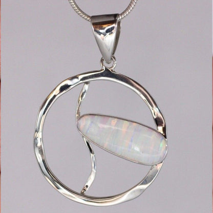 ganesha-handicrafts AAA Japanese Cultured Opal Pendant 925 Sterling Silver Necklace Jewellery, 925 Sterling Silver Necklace Jewellery,  Silver Necklace Jewellery, Japanese Cultured Opal Pendant, Silver Necklace, 925 Sterling Silver