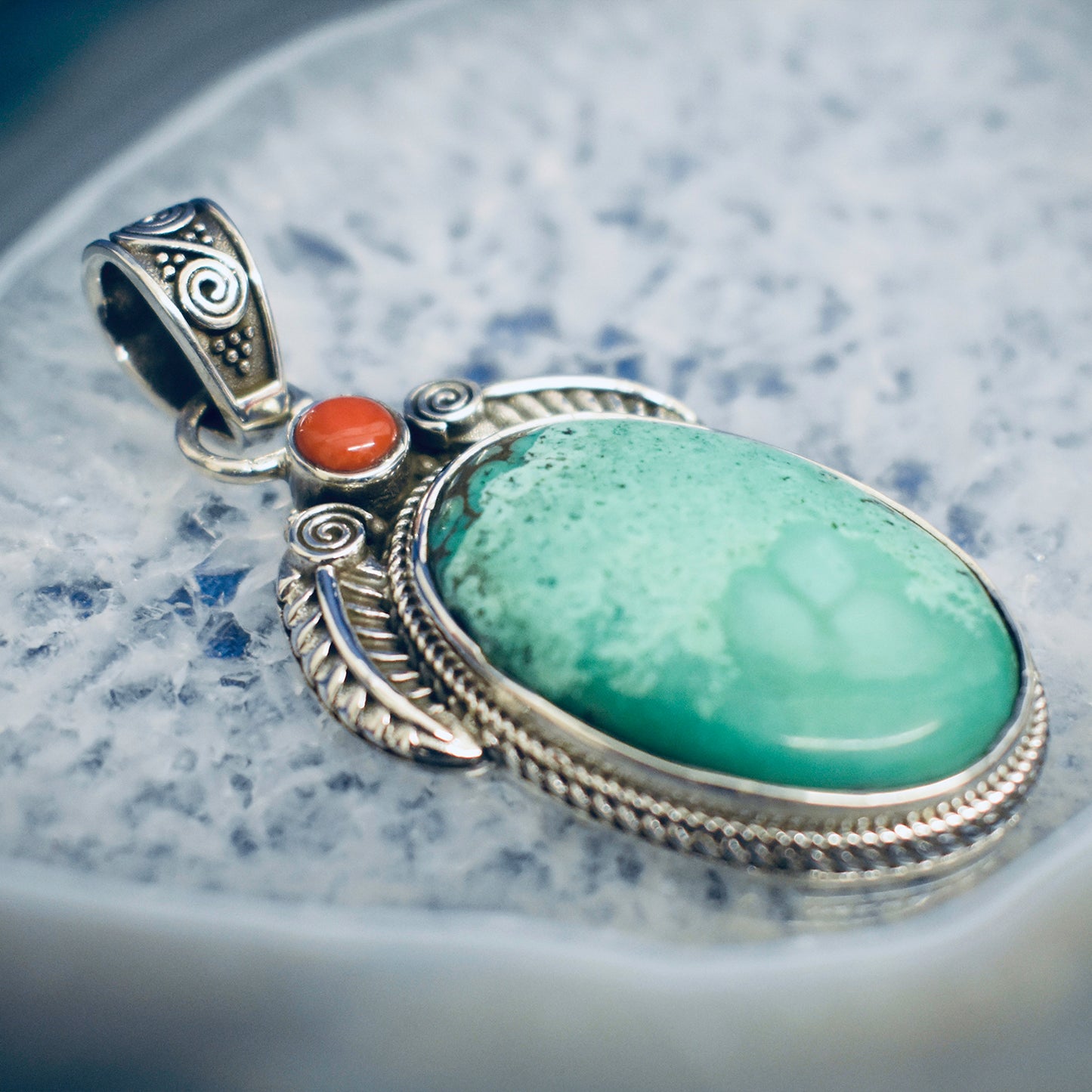 Ganesha Handicrafts, Genuine Turquoise Pendant, Turquoise Pendant, Women's Trending Pendant, New Model Women's Pendant, Womens Fashion Pendant, Traditional Pendant. 