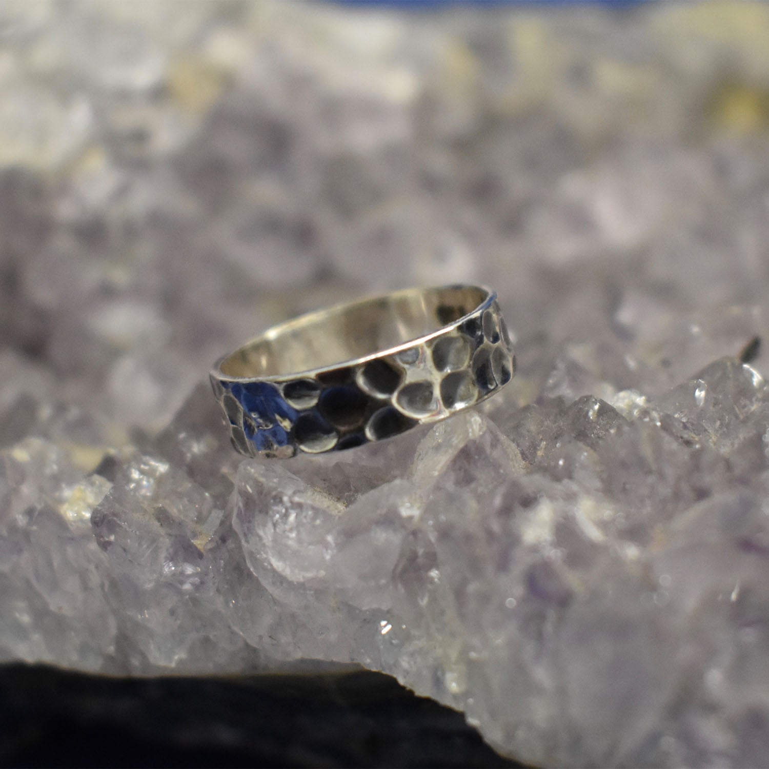 Ganesha Handicrafts, Hammered and Dotted Band Ring, Dotted Band Ring, Dotted Ring, Womens Trending Ring, Women's new Model Ring. 