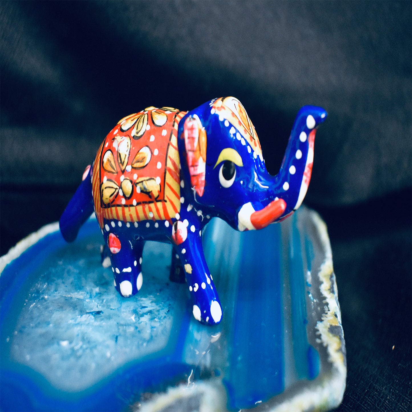 Ganesha Handicrafts Handcrafted figures Ganesha | Elephant | Peacock , Handcrafted statue , Three different statue , multicolour figures