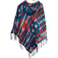Ganesha Handicrafts Handcrafted Woollen Poncho, Multicolour Poncho, Woollen Poncho, Handcrafted Poncho