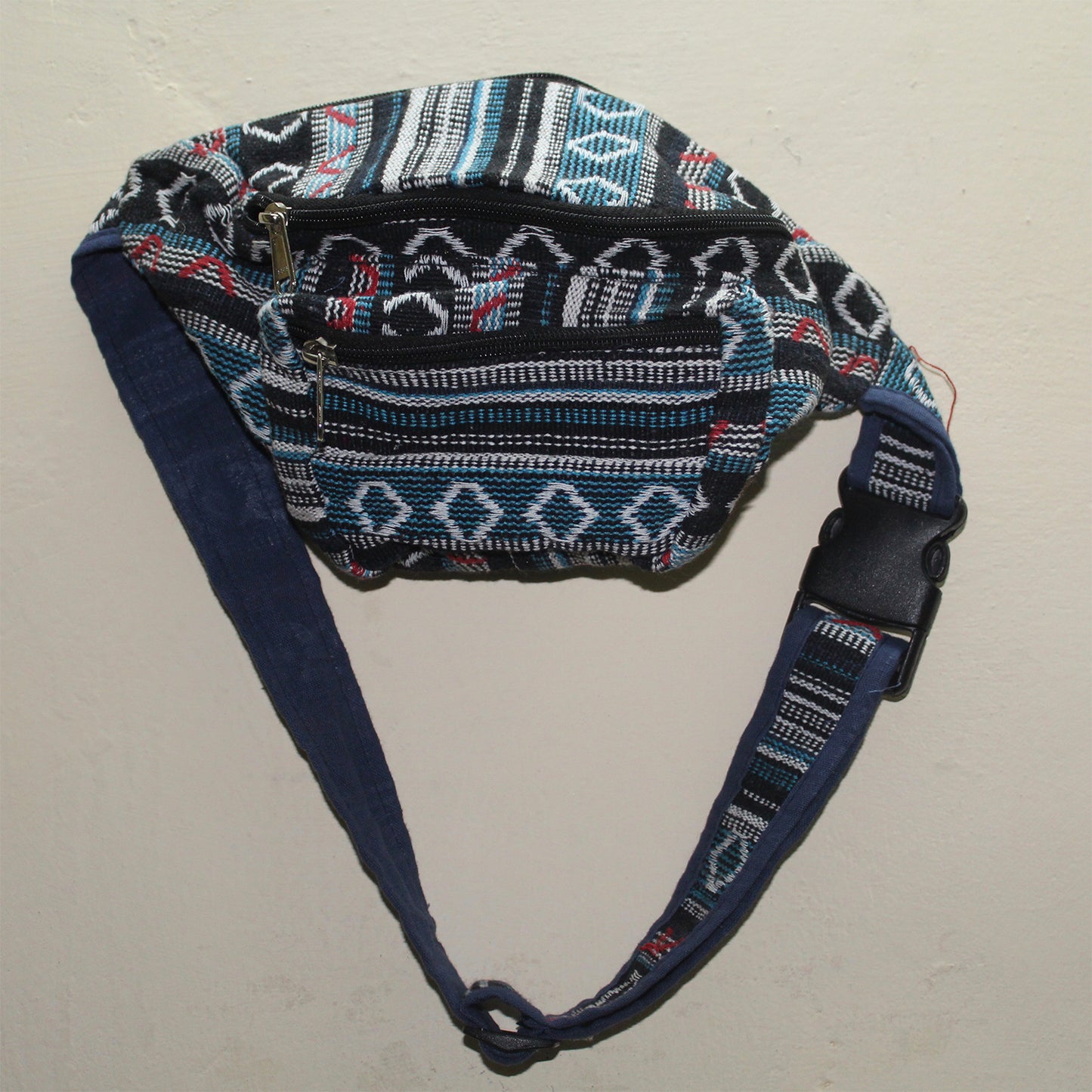 Ganesha Handicrafts Handmade Multicolored Knitted Ethnic Design Waist Bag, Waist Bag, Design Waist Bag, Ethnic Design Waist Bag, Handmade Waist Bag, Handmade Ethnic Design Waist Bag
