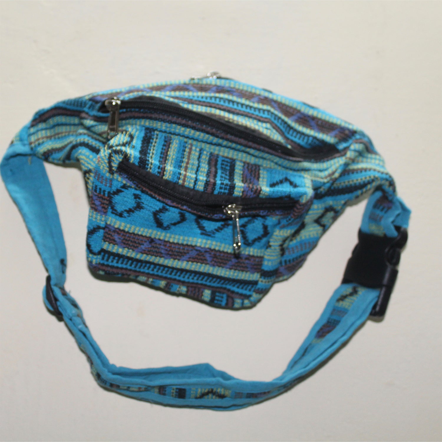 Ganesha Handicrafts Handmade Multicolored Knitted Ethnic Design Waist Bag, Waist Bag, Design Waist Bag, Ethnic Design Waist Bag, Handmade Waist Bag, Handmade Ethnic Design Waist Bag