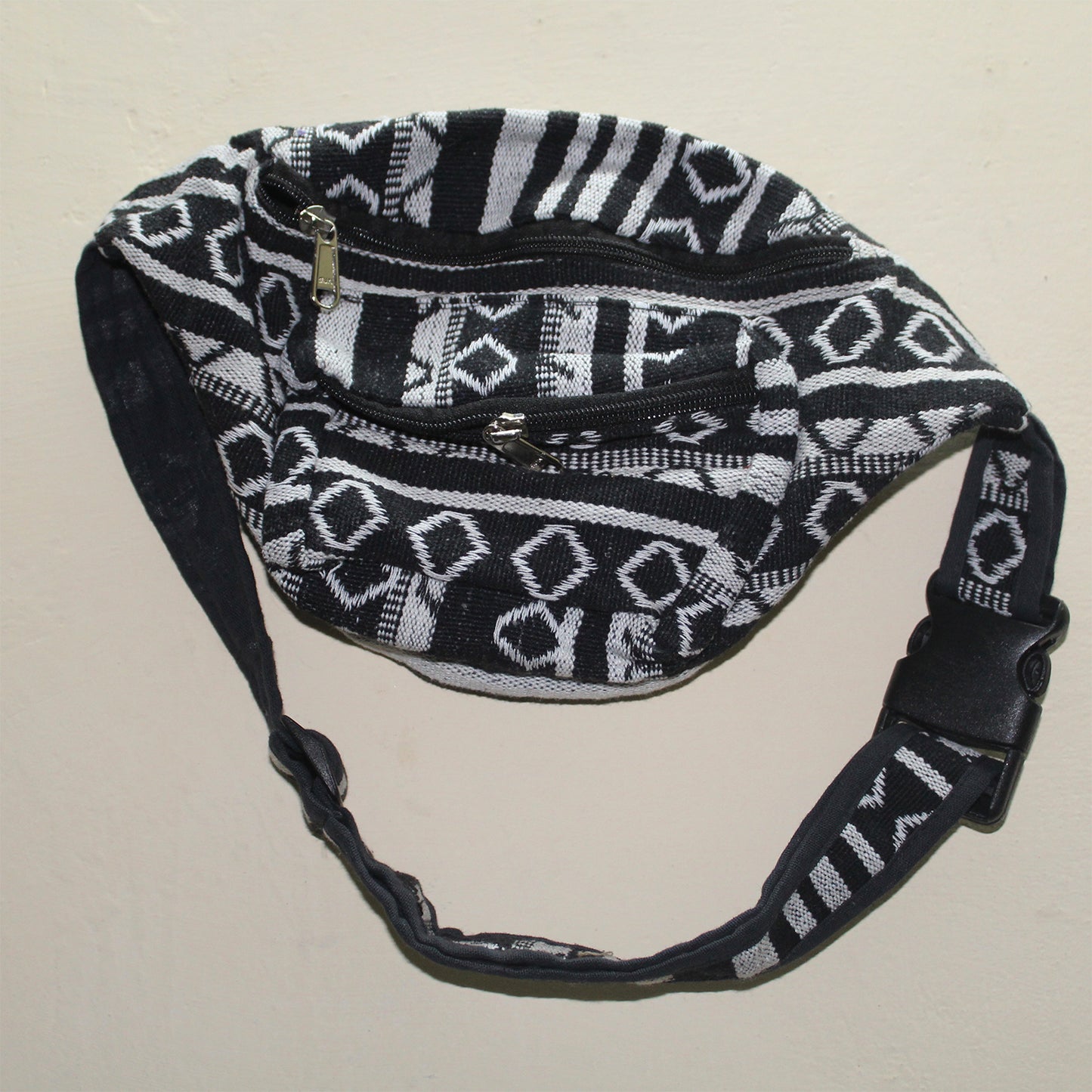 Ganesha Handicrafts Handmade Multicolored Knitted Ethnic Design Waist Bag, Waist Bag, Design Waist Bag, Ethnic Design Waist Bag, Handmade Waist Bag, Handmade Ethnic Design Waist Bag