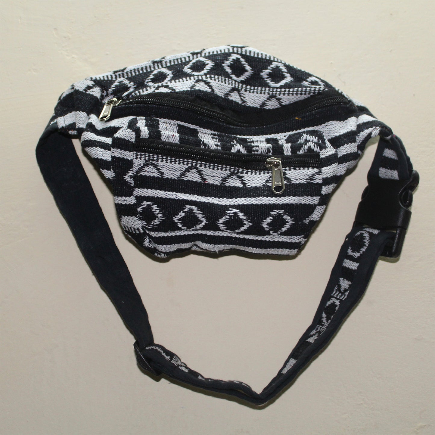 Ganesha Handicrafts Handmade Multicolored Knitted Ethnic Design Waist Bag, Waist Bag, Design Waist Bag, Ethnic Design Waist Bag, Handmade Waist Bag, Handmade Ethnic Design Waist Bag