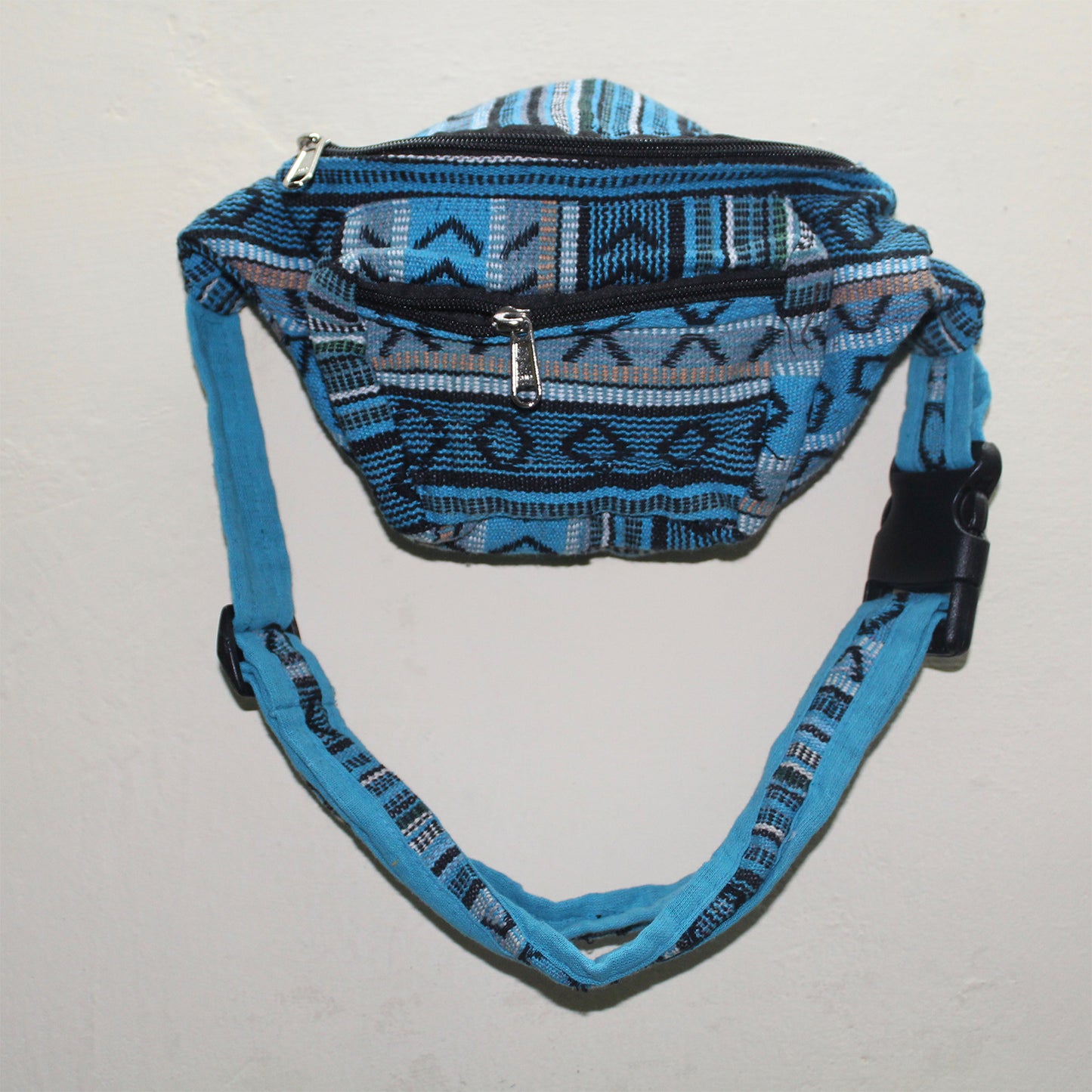 Ganesha Handicrafts Handmade Multicolored Knitted Ethnic Design Waist Bag, Waist Bag, Design Waist Bag, Ethnic Design Waist Bag, Handmade Waist Bag, Handmade Ethnic Design Waist Bag