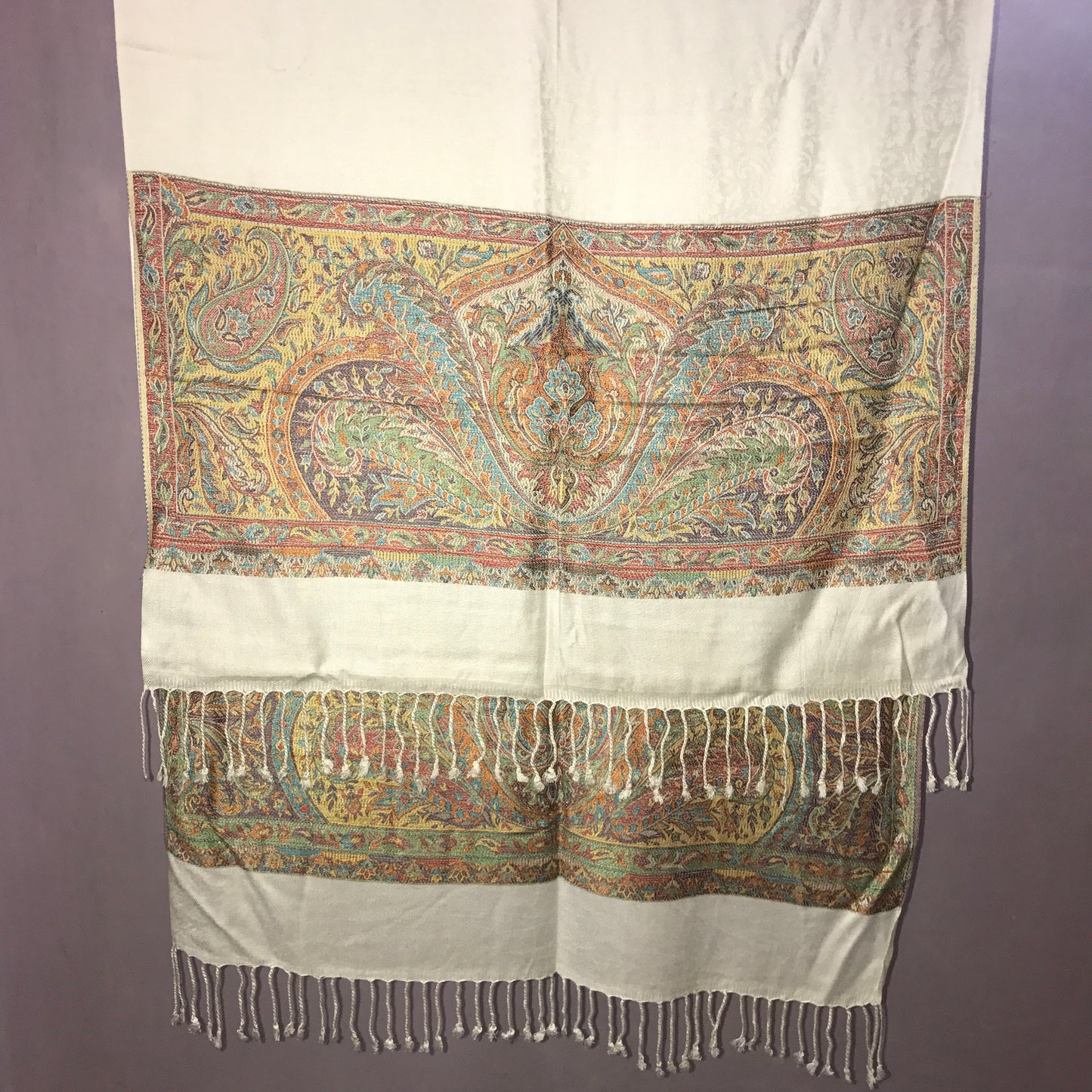 Double Sided Pashmina Patterned Border