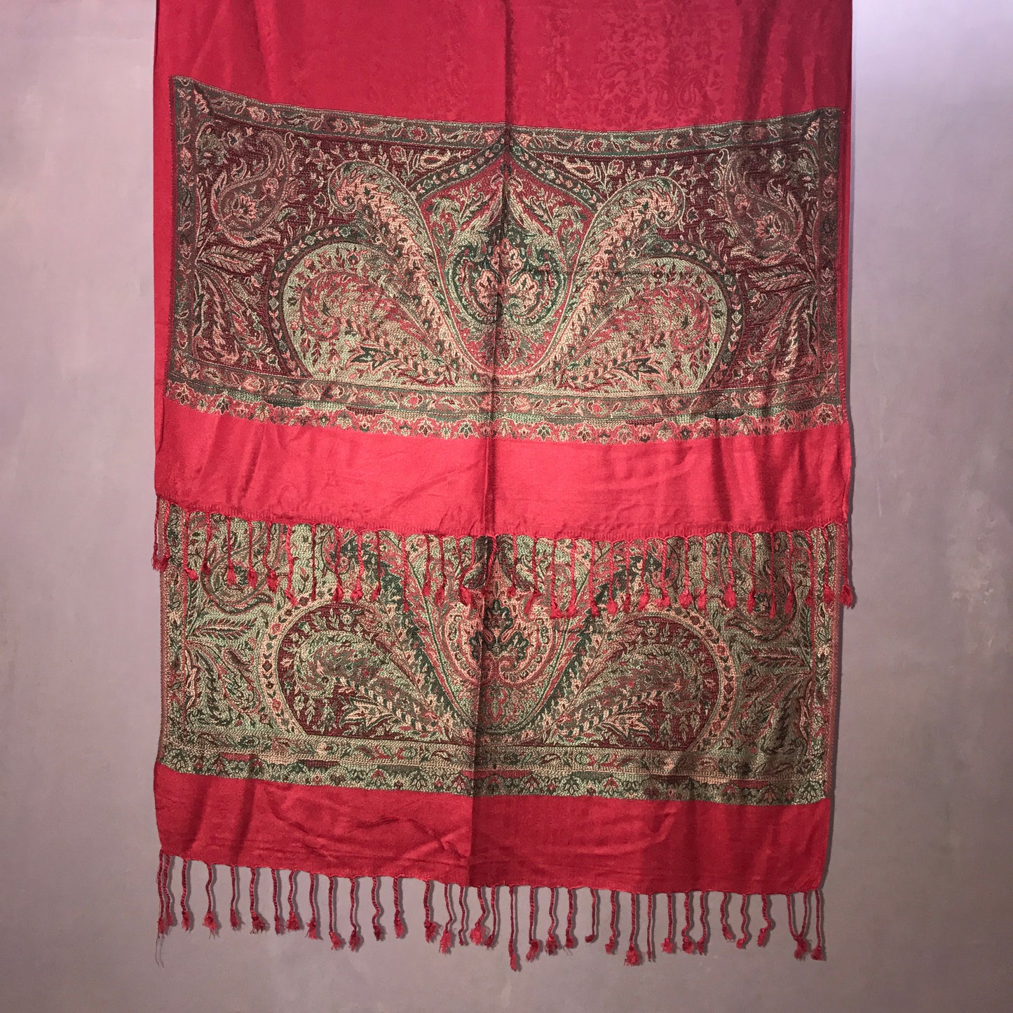 Double Sided Pashmina Patterned Border
